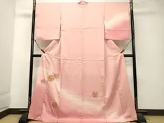 平和屋着物■中国三大刺繍　スワトウ刺繍　総刺繍　訪問着　雪輪草花文　暈し染め　金糸　ロング丈　正絹　逸品　DAAL2016ya