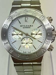 腕時計 BVLGARI ブルガリ　自動巻き 稼働品 クロノグラフ　L2161 Z359