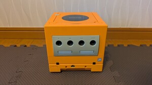 【ジャンク品】任天堂 Nintendoゲームキューブ本体、ゲームボーイプレーヤー オレンジ 