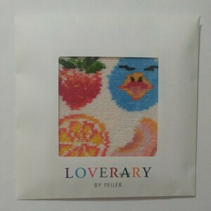 ICOCA FRUITS MIX ラブラリー バイ フェイラー ハンカチ ピンク タオルハンカチ LOVERARY BY FEILER イコカ JR西日本 コラボ 限定 送料無料