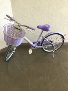 【北見市発】ECOPAL ジュニア自転車 B9C51304 20インチ 紫
