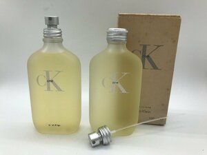 ■【YS-1】香水 ■ カルバンクライン Calvin Klein ■ シーケーワン EDT オードトワレ 100ml ■ 2本セット まとめ 【同梱可能商品】K■