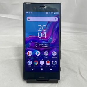 【 Xperia XZ SOV34 Android au SIMロック解除済 ブルー 動作確認済み 】