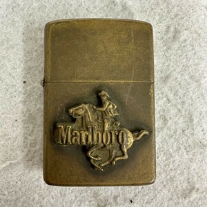 M872-O53-260◎ ZIPPO ジッポー ライター Marlboro マルボロ カウボーイ ジッポ オイルライター 喫煙具 喫煙グッズ 火花OK ⑩