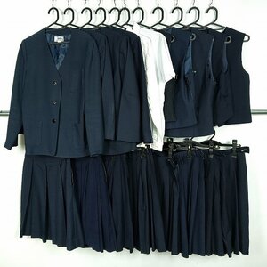 ブレザー イートン ベスト ブラウス スカート 1円 中古 制服 学生服 兵庫播磨高校 埼玉与野高校 宮崎本郷中学 セット 詰合わせ 39CS-130 DF