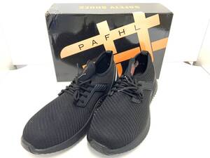 4282 S0612−247【未使用】PAFHL Safety Shoes 28.5cm メンズ 黒/赤