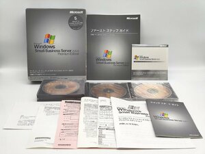 箱CDケースキズ有 未使用 Microsoft Windows small Business Server 2003 Premium Edition