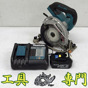 Q7888 送料無料！【中古品】18V 充電マルノコ マキタ HS631D 充電回数192回 充電器別売充電工具 切断