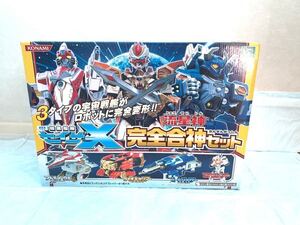 落札者キャンセルの為再出品！超星艦隊セイザーＸ流星神完全合神セット+ライオセイザーソフビ　開封済み　ライオキャリアーに不具合あり