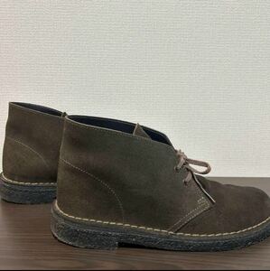 Clarks クラークス スエード デザートブーツ チャッカブーツ ブラウン スウェード US8