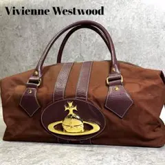 【極美品】vivienne westwood ハンドバッグ オーブ キャンバス