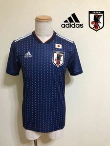 【新品】 adidas JFA JAPAN サッカー アディダス 日本代表 ユニフォーム トップス 2018-2019 ホーム サイズM 半袖 侍ブルー CV5638