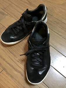 【COLE HAAN/コールハーン】レザースニーカー/23cm(６)ブラック★レディース★USED