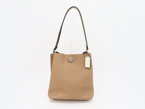 ◇【COACH コーチ】チャーリー 2WAYバケットバッグ 93980 ショルダーバッグ ベージュ