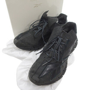 【特別価格】MAISON MARGIELA REEBOK ZIG 3D STORM スニーカー ブラック メンズ28.0cm