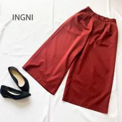 【大人気】INGNI イング　ワイド　パンツ　カジュアル　きれいめ　ボールド　M