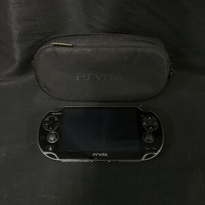 FLe526Y06 SONY ソニー PSVITA MODEL PCH-1000 ブラック 本体 ゲーム機 ケース付き