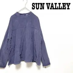 SUN VALLEYサンバレー　クルーネック　コーデュロイカットソー　長袖