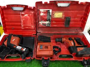 【中古品】★HILTI ヒルティ 充電式ロータリーハンマードリル TE6-A36 DRS コンボ　/　ITAYFCU9ATPS