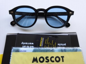 ブルーMOSCOT49◆LEMTOSH◆モスコット◆レムトッシュ ブラック新品