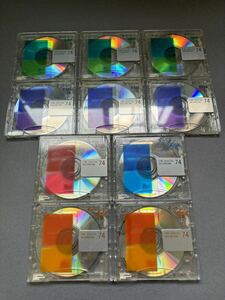 MD ミニディスク minidisc 中古 初期化済 AXIA アクシア HAPPY COLORS 74 10枚セット