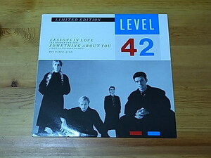 LEVEL 42 / LESSONS IN LOVE / SOMETHING ABOUT YOU/5点以上で送料無料、10点以上で10%割引!!!/12