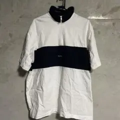 NAUTICA Panel Border Half Zip Tee Tシャツ