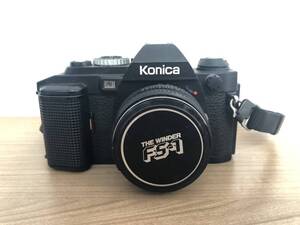 1円スタート KONICA コニカ FS-1 一眼レフ フィルムカメラ KONICA HEXANON AR 40mm F1.8 現状品