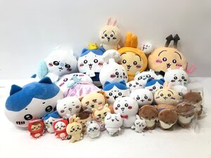 △【6】現状品 ちいかわ ナガノキャラクターズ ぬいぐるみ まとめ ちいかわ/ハチワレ/うさぎ/くりまんじゅう/モモンガ 等 同梱不可 1スタ