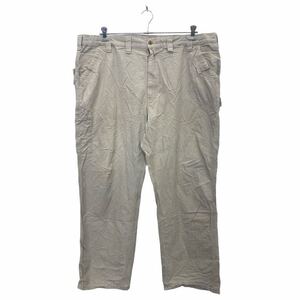 Carhartt ワークパンツ W44カーハート ペインターパンツ カーゴパンツ コットン ビッグサイズ ベージュ 古着卸 アメリカ仕入 2312-302