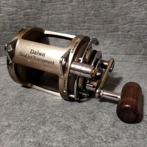 ※動作良好 DAIWA SEALINE TOURNAMENT SLT50W ダイワ シーライントーナメント レバードラグ 泳がせ マグロ トローリング(検索 ティアグラ)