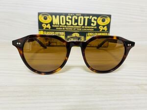 ★MOSCOT モスコット★サングラス★KITZEL★伊達眼鏡 ウェリントン セルフレーム 鼈甲柄★未使用 美品★