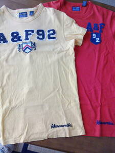 Abercrombie & Fitch アバクロンビー＆フィッチ Tシャツ2枚と長袖ヘンリーネック