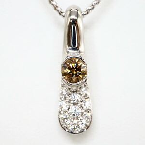 1円〜!美品!KASHIKEY(カシケイ)《K18WG/Pt900 天然ダイヤモンドネックレス》N 約7.6g 約46.0cm necklace jewelry diamond EI0/EI7.M144