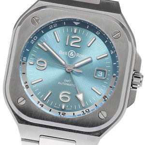 ベル＆ロス Bell＆Ross BR05G-PB-ST/SRB BR05 GMT SKY BLUE デイト 自動巻き メンズ 良品 箱・保証書付き_862407