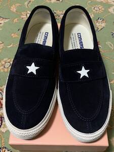 1円〜売り切り CONVERSE ADDICT ONE STAR LOAFER ワンスター NAVY US7.5 26cm 18AW 美品