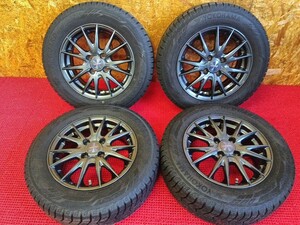 溝有 ヨコハマ アイスガードIG60 175/70R14 ホイールセット フリード等に 中古 売切!!