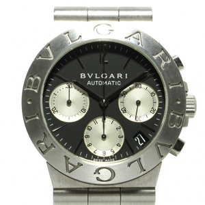 BVLGARI(ブルガリ) 腕時計 ディアゴノ スポーツクロノ CH35S メンズ SS/クロノグラフ 黒