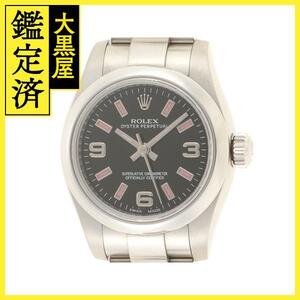 ROLEX ロレックス オイスター パーペチュアル 176200 SS 国内正規 ブラック 369【460】2148103693472