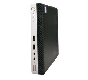 ■驚速SSD HP ProDesk 400 G3 DM core i3-7100T 3.40GHz x4/8GB SSD:960GB Win11/Office2021 Pro/USB3.0/無線/DP■I050101