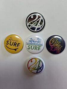 ☆24karats　SURF 缶バッジ　5個セット　EXILE☆A