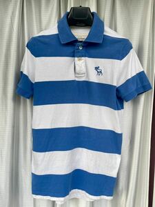 アバクロンビー&フィッチ メンズ　ポロシャツ アバクロ MサイズAbercrombie 半袖ポロシャツ ボーダー ラルフローレン POLO 