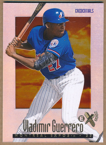 1997 FleerSkybox EX2000 Vladimir Guerrero Credentials 299枚限定