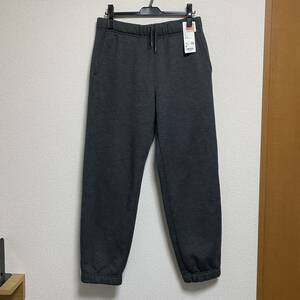 ★未使用 UNIQLO ユニクロ／ヒートテックボアスウェットパンツ M ダークグレー 463343