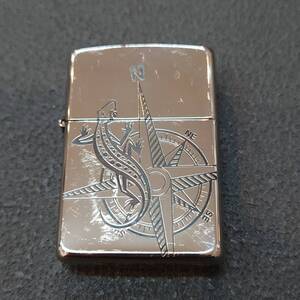 #4070　ZIPPO ジッポー Marlboro マルボロ コンパス トカゲ 喫煙具 オイルライター 