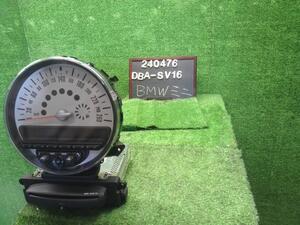 適合確認可能　BMW ミニ DBA-SV16 スピードメーター デジタル　マニュアル　62109232430 自社品番240476