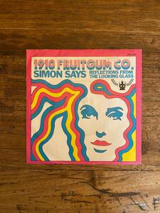 1910 Fruitgum Company「Simon Says」ドイツ盤 7inch シングル Psyche Bubblegum サイケ バブルガムクラシック 1910フルーツガムカンパニー