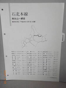 ■バラ売り■ JR北海道10周年記念　メモリアルチケットマラソン　硬券入場券　石北本線42駅　送料無料