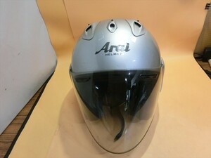 T【ナ5-24】【100サイズ】Arai アライ/SZ-Ram2 ジェットヘルメット/57-58cm Mサイズ/※傷・汚れ有