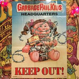 1980s ガーベッジ ペイル キッズ ポスター #6 GARBAGE PAIL KIDS TOPPS ぶきみくん GPK